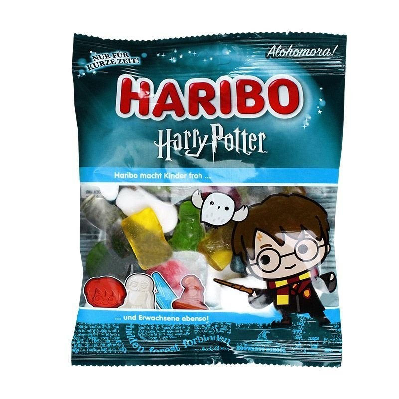 🍬 新貨優惠  德國進口haribo哈瑞寶哈利聯名款軟糖160g/袋凝膠糖果休閒小零食 HTJC