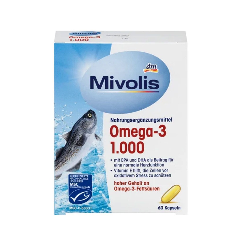 新版 德國 DAS 深海鱈魚油VE 中老年魚油 DHA 60