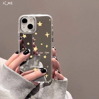 滿屏星星適用蘋果16PROMAX手機殼iPhone15硬殼14鏡面13ins風12/11
