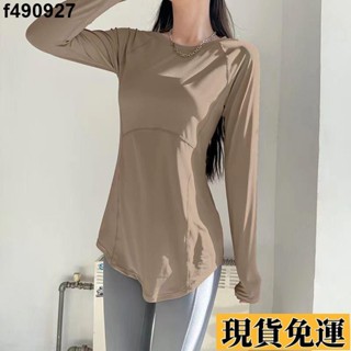 🌷臺灣限時低價🌷 健身T恤 大碼瑜伽服 運動上衣女 短袖寬松 透氣大碼跑步短袖 速幹T恤 夏薄款 健身服 長袖瑜伽服