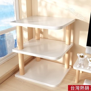 【滿199出貨】桌面書架 置物架 轉角架 增高架 層架 收納架 書架 木質 辦公室桌上轉角架 書桌收納架 小書架