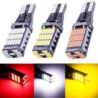 用於汽車摩托車亮眼睛的 LED 轉向訊號燈燈泡 45 晶片,T10/T15 端子(1 個燈泡)。