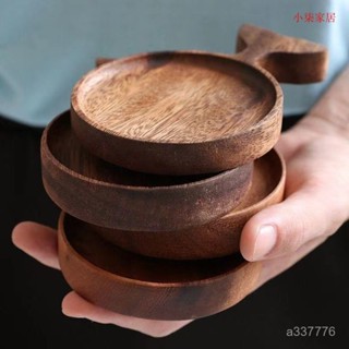杯墊 馬克杯墊 造型杯墊 咖啡杯墊 可愛杯墊 創意杯墊 保溫杯墊 茶杯墊實木創意日式複古小魚杯墊家用餐具魚形蘸醬調味碟火