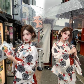 日本和服 和服 和服外套日式和服 角色扮演 cosplay衣新款日式和風浴衣文藝複古小清新少女連衣裙旅拍改良和服神明少女
