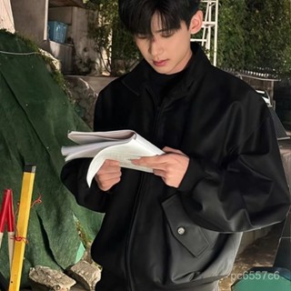 🔥限時免運🔥難鬨外套 難鬨穿搭 難鬨白敬亭立領衝鋒衣外套男款春季桑延衕款衣服飛行員夾克棒球服 HMCE