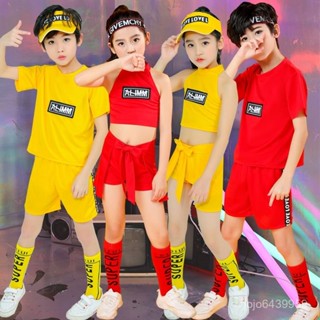 優選六一兒童啦啦隊演出服小學生夏季運動會啦啦操錶演服裝爵士舞套裝 62I3