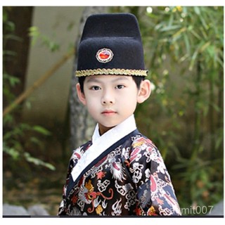 【蝦皮最低價】錦衣衛帽子兒童成人古代帽子官員帽書生帽狀元帽漢服帽烏沙財神帽