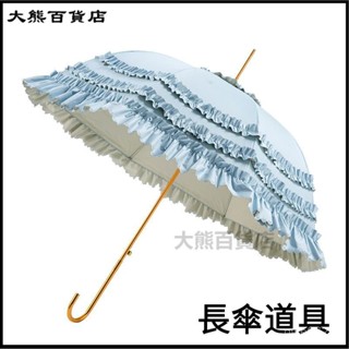 可開發票複古lolita傘洛麗塔傘彩膠法式蕾絲傘歐式少蘿雨傘花邊遮陽傘防曬 木柄道具傘,攝影道具 鏤空黑色 白色陽傘