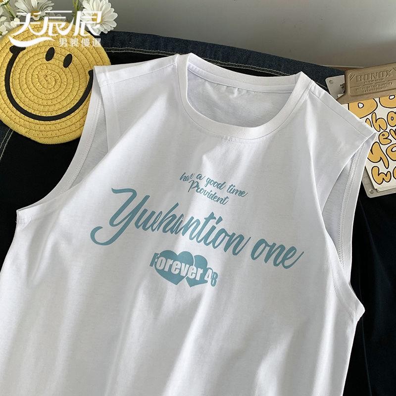 🔥台灣出貨🔥清涼透氣無袖t恤男vintage美式籃球運動背心boy戶外馬甲薄款坎肩
