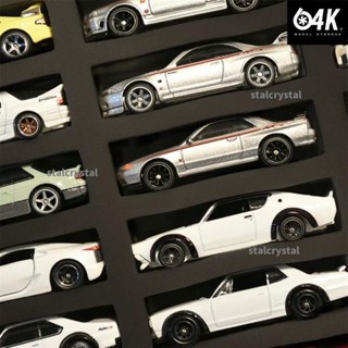 😎風火輪多美卡😎DIY配件【大容量收納】(27車位不含車)64k風火輪收納盒車模收納盒風火輪展示盒小車收納