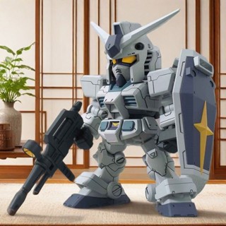🔥桃園出貨🔥 高達模型SDEX RX-78-2 Q版戰士元祖高達 拚裝玩具 桌麵擺件
