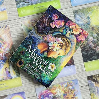神秘智慧神諭卡Mystical Wisdom熱銷12x8.3 釐米帶英文說明書 多趣美桌遊