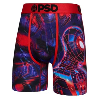 【酷炫圖案】psd男士內褲冰絲速幹運動四角泳褲印花五分褲夏季可外穿平角短褲