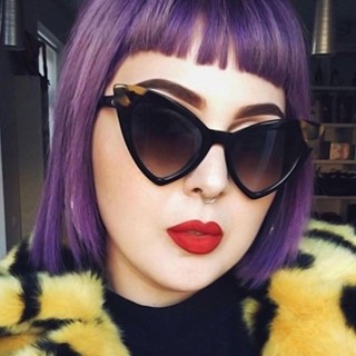 【小潮鋪】新款套鏡女防紫外線韓版潮流街拍ins愛心貓眼大框鏡鏡網紅款眼睛228