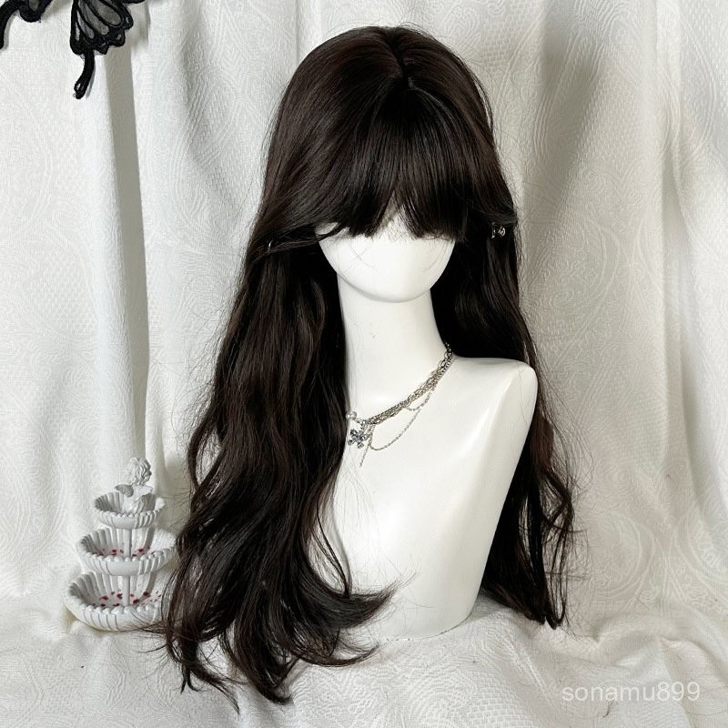 髮飾館🥇假髮Lolita少蘿全頭套可鹽可甜仿真整頂假髮套cos日常假髮全頭套自然 逼真 造型裝扮 修飾臉型 新款 增加髮