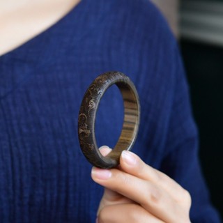 臺灣出貨【1052人收藏】爆款沉香木鵰刻手鐲甜美風女孩子的最愛款式新穎美女必備CX
