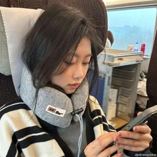🔥臺灣發貨🔥 頸枕 飛機 充氣頸枕 護頸枕 飛機u型枕旅行便攜枕頭記憶棉護頸午睡枕長途高鐵坐車神器u形靠枕