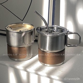 🍁 限時下殺 可折疊水杯304不鏽鋼ins風隨手杯戶外露營杯子馬克杯便攜咖啡杯大容量水杯女生高顏值 HJ5E