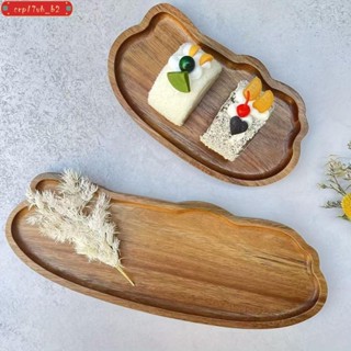 🧨桃園發貨🧨相思木託盤雲朵形日式茶盤餐盤咖啡廳甜品盤收納盤蛋糕盤點心碟