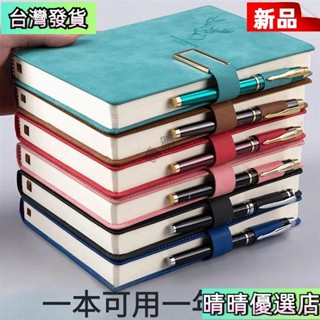 💗臺灣熱銷筆記本本子超厚大學生a5皮麵商務記事本厚複古簡約韓版日記本批髮e915 YRWY