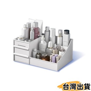 臺灣熱賣⚡化妝品收納盒 抽屜式 桌面收納盒 桌面抽屜式收納盒 整理盒 抽屜盒 桌上收納 多格整理盒 收納櫃1071
