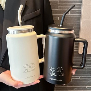 手提冰霸杯 保溫杯 保溫瓶 咖啡杯 冰壩杯 不鏽鋼保溫杯 隨手杯 環保杯 隨行杯 冰霸保冷杯子大容量辦公室吸管水杯