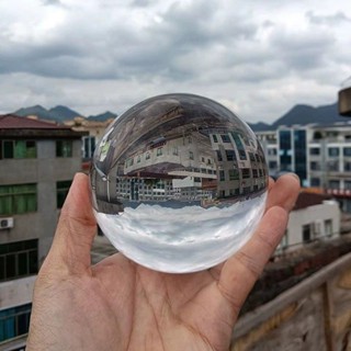 桃園出貨透明水晶球擺件魔術鎮宅轉運球道具拍照攝影實心玻璃大小光球珠子