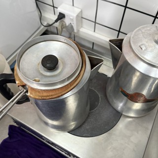 金冠牌煮茶壺咖啡壺商用煮茶鋁壺電磁爐拉茶壺港式煮茶壺不銹鋼壺