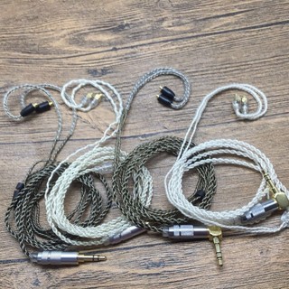 嚴選 適用Shure SE535 SE215 SE846 UE900 W40 6N單晶銅鍍銀綫陞級綫