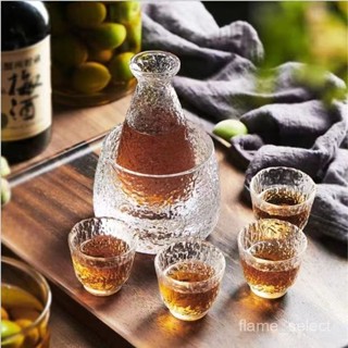 臺灣熱銷⭐日式小酒杯套裝網紅清酒酒具酒壺喝酒杯果酒杯白酒家用分酒器玻璃
