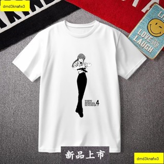 電鋸人 瑪奇瑪 鏈鋸人 動漫周邊純棉短袖T恤衣服痛衣二次元痛衫【妮妮】