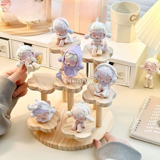 臺灣出【免運】Jenny❥盲盒展示架 公仔展示架 泡泡瑪特手辦收納 擺件置物架 陳列架 實木收納架