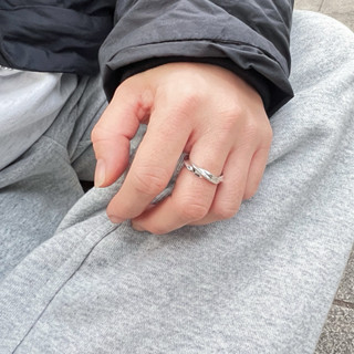 現貨實拍 立體莫比烏斯戒指 男女戒 開口戒指 洗澡可戴