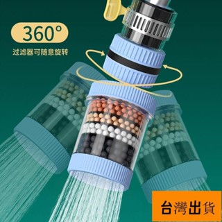 柳柳/💥臺灣💥360°萬能介面 可拆洗水龍頭過濾器 家用自來水防濺花灑 通用凈水器 淨水器 過濾器 濾水器濾芯 水