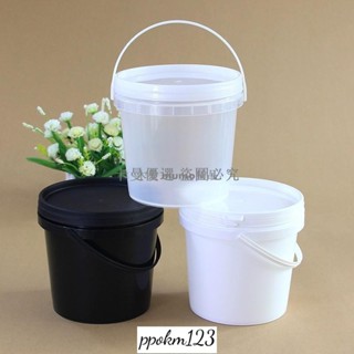 卡曼_食品級塑膠桶密封桶小水桶包裝桶2/5/10/20/25KG升L公斤透明帶蓋