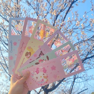 庫儸迷帕恰狗櫻花明信片 可愛卡通 少女心 高顔值 明信片 卡片 卡紙 生日卡片 裝飾卡片 手帳素材 畢業卡片 萬用卡片