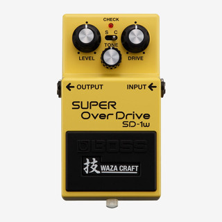 BOSS 電吉他效果器 SD-1W Super OverDrive Waza Craft 破音效果器 單顆【黃石樂器】