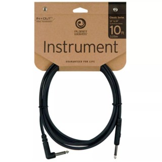 Planet Waves Classic系列 CGTRA 10 樂器導線 吉他導線 10呎 1直1L頭【他,在旅行】