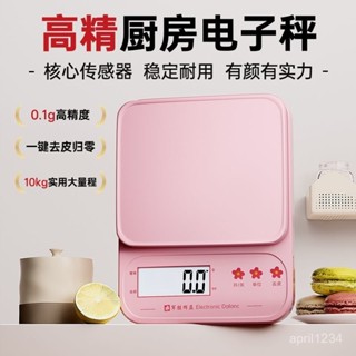 蝦皮最低價軍勝電子秤廚房家用烘焙克秤小型高精度稱重食物稱蛋糕咖啡克重稱