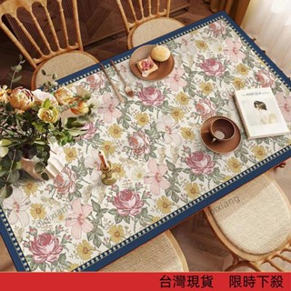 【廠家直銷】複古pvc餐桌墊 輕奢美式茶幾墊 防水防油防燙免洗桌布 長方形桌麵保護墊