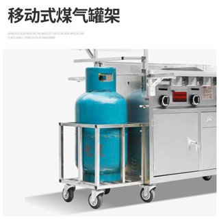 【這款是定製產品 標價為定金】商用燃氣多功能小吃車擺攤車手抓餅關東煮油炸煮麵夜市流動手推車