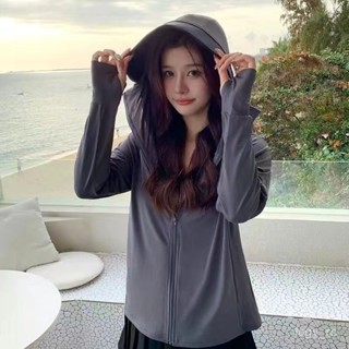 精緻女人生活館💄防曬衣女款夏季薄款冰絲透氣防紫外綫戶外釣魚防曬服連帽外套上衣
