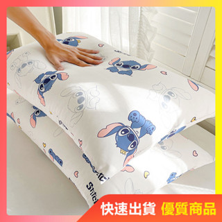 【7柒】【爆品】枕頭 史迪仔米奇卡通枕芯 民宿枕頭 助眠枕 止鼾枕頭 護頸枕 防菌抗蟎 純棉表布 低枕頭 超細纖維