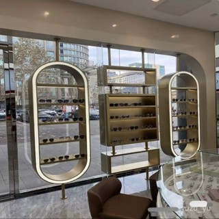 免運#眼鏡店櫃臺櫥窗展示架眼鏡收納架陳列架太陽鏡墨鏡支架眼鏡架子 44KC