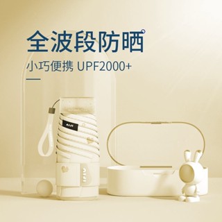 【桃園出貨】左都逆季系列黑膠燙金防曬傘輕小巧六折迷你膠囊口袋款防紫外線傘 防紫外線遮陽傘 迷你口袋便攜太陽傘 晴雨傘