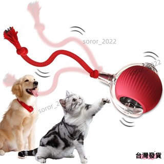 💥【臺灣出貨】智慧狗玩具球電子互動寵物玩具移動球可充電自動移動彈跳小狗禮品貓產品