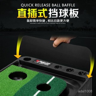 （ 優選 精品 免運費） PG 室內高爾夫推桿練習器 迷你果嶺毯 辦公室套裝 成人兒童球桿 QPO1