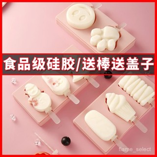 臺灣熱銷⭐雪糕模具家用做冰棒冰棒冰淇淋冰糕的矽膠磨具自製凍冰塊兒童可愛