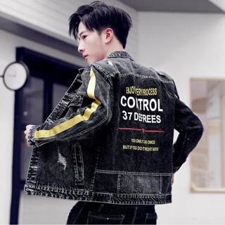 【XIU】 ♜ 外穿衣服 牛仔外套 夾克男士 秋裝外套 百搭秋季上衣 韓版外套