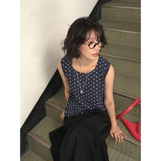 Codibook｜韓國 DAILYJOU 圓點後扣荷葉邊襯衫［預購］雪紡襯衫 女裝